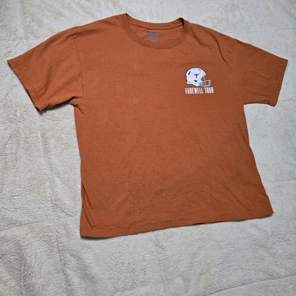 Champion UT Texas Longhorns Shirt FAREWELL TOUR 2023 Football Schedule Big12 SEC - Picture 2 of 7